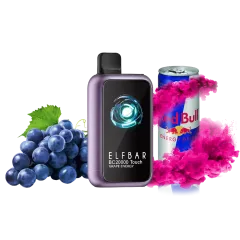 Elf Bar BC20000 Touch Grape Energy (Виноград Энергетик) Одноразовый POD