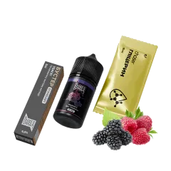 Набор для самозамеса Chaser Black Blackberry Sour Raspberry Ultra (Ежевика Кислая Малина, 65 мг, 30 мл)