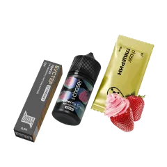 Набор для самозамеса Chaser Lux Strawberry Cream (Клубника Сливки, 65 мг, 30 мл)