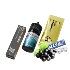 Набор для самозамеса Chaser Blackcurrant Menthol Ultra (Смородина Ментол, 65 мг, 30 мл)