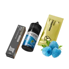 Набор для самозамеса Chaser Blue Raspberry Ultra (Голубая Малина, 65 мг, 30 мл)