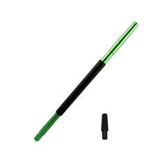 Мундштук для кальяна из алюминия Amy Kaya Green (Зелёный, с коннектором)