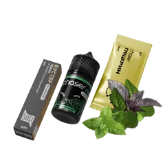 Набор для самозамеса Chaser Mix Basil Mint Ultra (Базилик Мята, 65 мг, 30 мл)