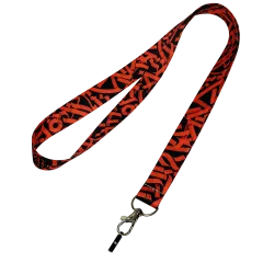 Лента для POD с силиконовым кольцом Personalka Graffiti Red (Красно-чёрный)