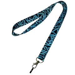 Лента для POD с силиконовым кольцом Personalka Graffiti Blue (Сине-чёрный)