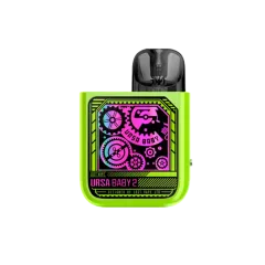 Lost Vape Ursa Baby 2 900 Pop Green x Time Gear (Зелёный, с картриджем) Многоразовый POD