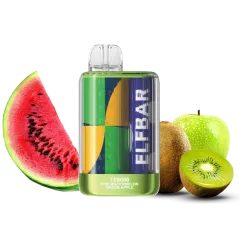 Elf Bar TE6000 Kiwi Watermelon Green Apple (Ківі Кавун Зелене Яблуко) Одноразовий POD Elf Bar TE6000 Kiwi Watermelon Green Apple (Ківі Кавун Зелене Яблуко) Одноразовий POD