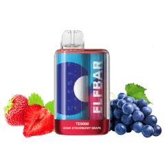 Elf Bar TE6000 Sour Strawberry Grape (Кислая Клубника Виноград) Одноразовый POD