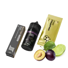 Набор для самозамеса Chaser Black Sour Plum Lime Ultra (Мультифрукт, 65 мг, 30 мл)