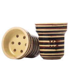 Глиняная чаша Solaris Saturn (Коричнево-бежевая)