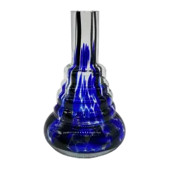 Колба для кальяна Amy Blue Mini (Синий с разводами, без крепления)