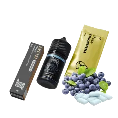 Набор для самозамеса Chaser Black Blueberry Gum limited (Черничная Жвачка, 50 мг, 30 мл)