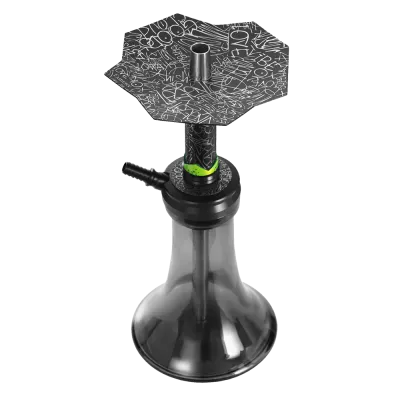 Кальян Embery MiniMONO 3.0 Graffiti (чёрный с узором, полный комплект)