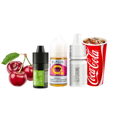 Набор для самозамеса Elfliq Cherry cola (Вишневая Кола, 50 мг, 30 мл)