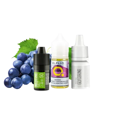Набор для самозамеса Elfliq Grape (Виноград, 50 мг, 30 мл)