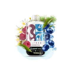 Elf Bar Combo Pro 30000 Jasmine Raspberry & Blueberry Ice (Жасмин Малина и Черника Айс) Одноразовый POD