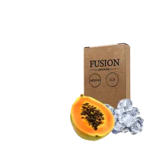 Тютюн Fusion Medium Ice Papaya (Папайя Лід, 100 г)