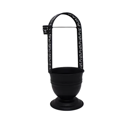 Корзина для угля Black Matt Small (черная матовая, маленькая)