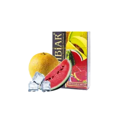Табак Jibiar Ice double melon (Ледяные Арбуз Дыня, 50 г)