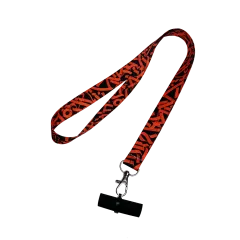 Персональный мундштук силиконовый Personalka Graffiti Red (Красно-чёрный)