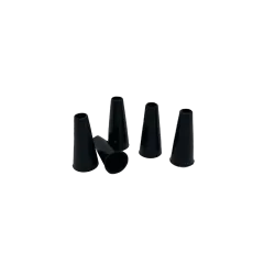 Одноразовые мундштуки для кальяна (Чёрные, конус, 100 шт/уп)