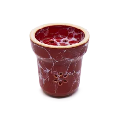 Глиняная чаша Solaris Eva Red White (Белая глазурь)