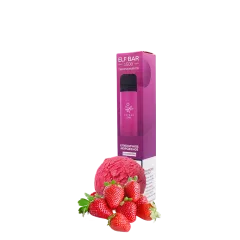 Elf Bar 1500 Strawberry Ice Cream (Клубничное Мороженое) Одноразовый POD Elf Bar 1500 Strawberry Ice Cream (Клубничное Мороженое) Одноразовый POD