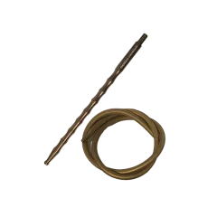 Мундштук для кальяна из алюминия Garden Gold с Силиконовым Шлангом (Золотой)