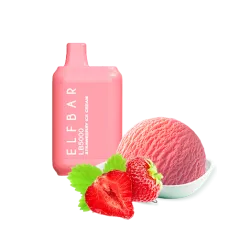 Elf Bar LB5000 Strawberry Ice Cream (Клубничное Мороженное) Одноразовый POD