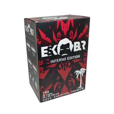Кокосовый уголь для кальяна Eskobar (1 кг, 72 шт, р25)