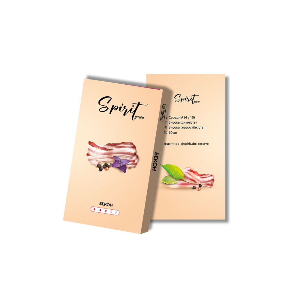 тютюн для кальяну зі смаком бекону