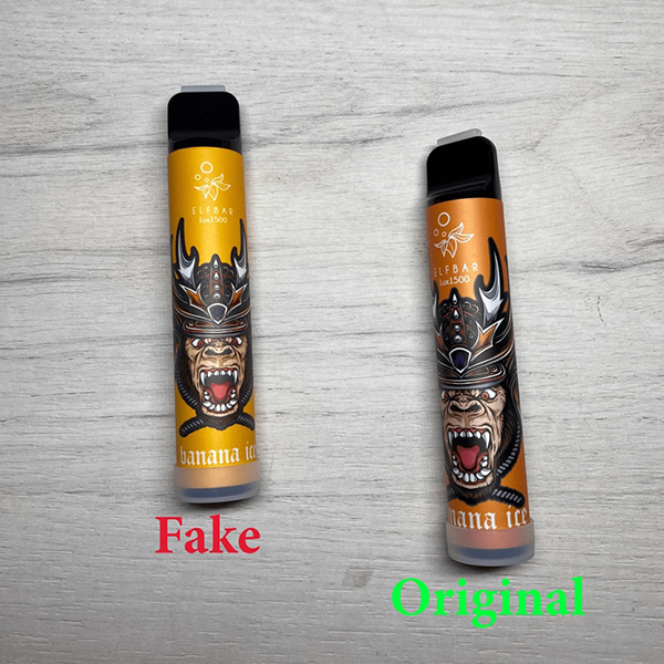 elf bar як відрізнити підробку